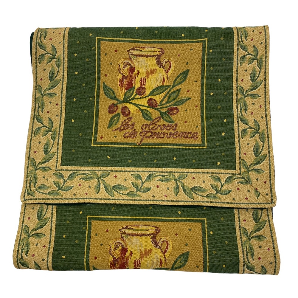 BLOOMINGDALE'S French Country Runner Provence Olives Tapestry - Picture 6 of 10